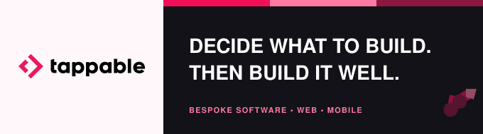 Tappable logo