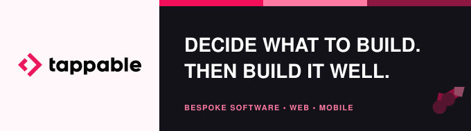 Tappable logo